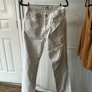 Agolde White Distressed Women Jeans
